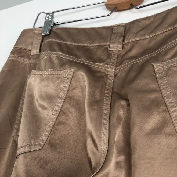 MISSONI Ladies Size 06 Wide Leg Pants in a Gorgeous Soft Gold-Beige Color - Picture 7 of 7